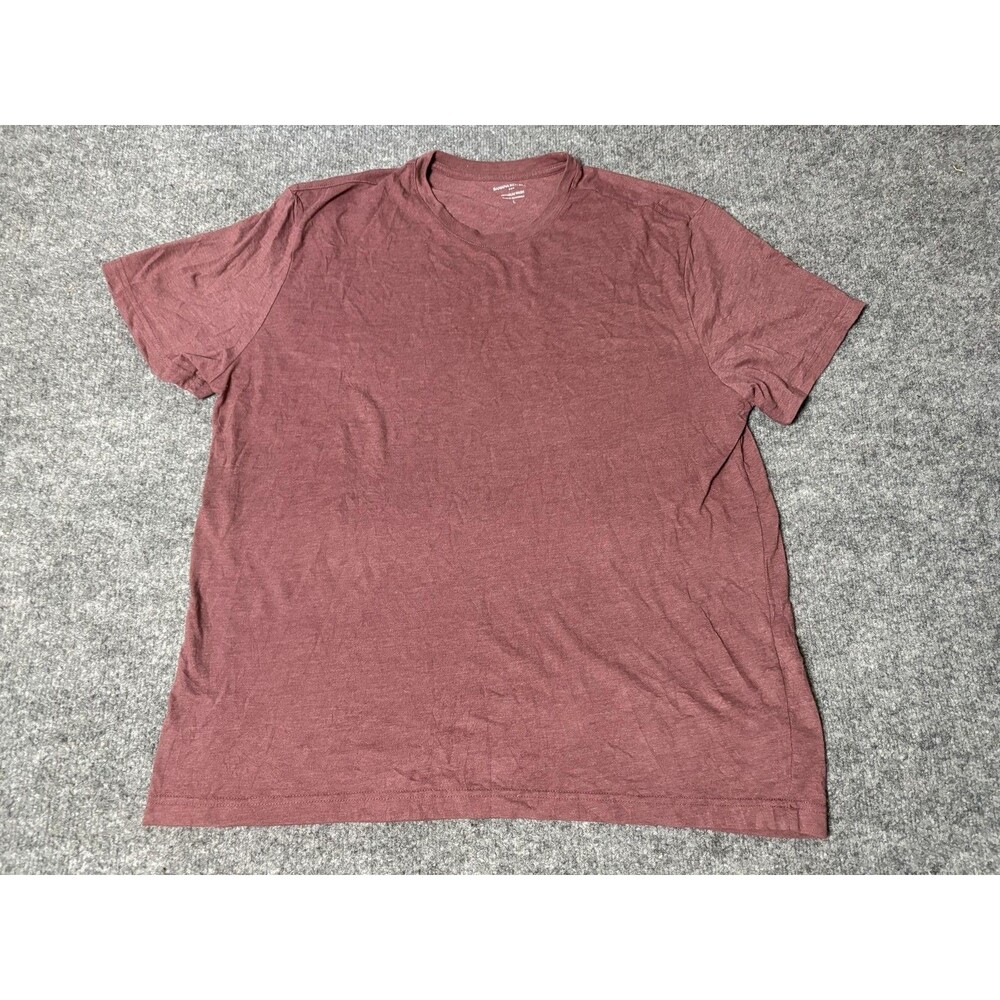 Banana Republic Shirt Mens L Red Premium Wash Tagless Crew Neck Cotton Tee